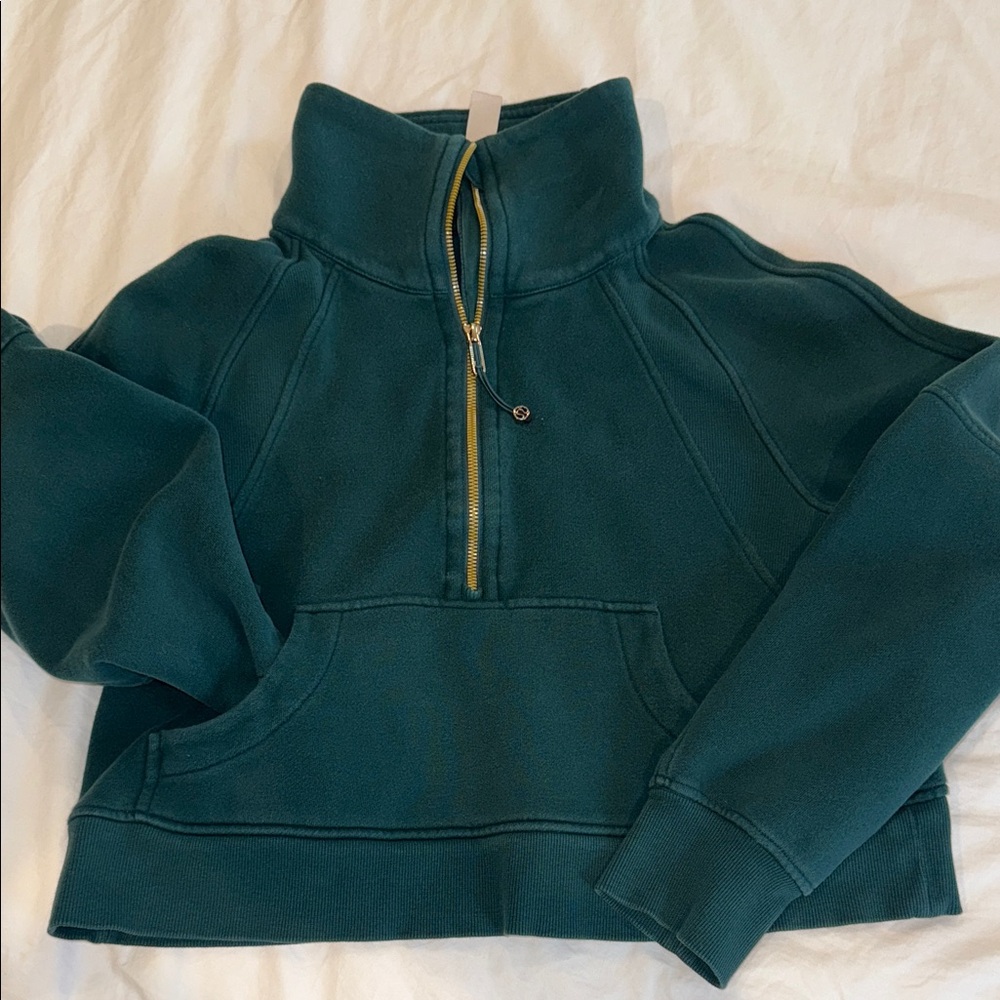 Lululemon Athletica Teal Full-Zip Hoodie